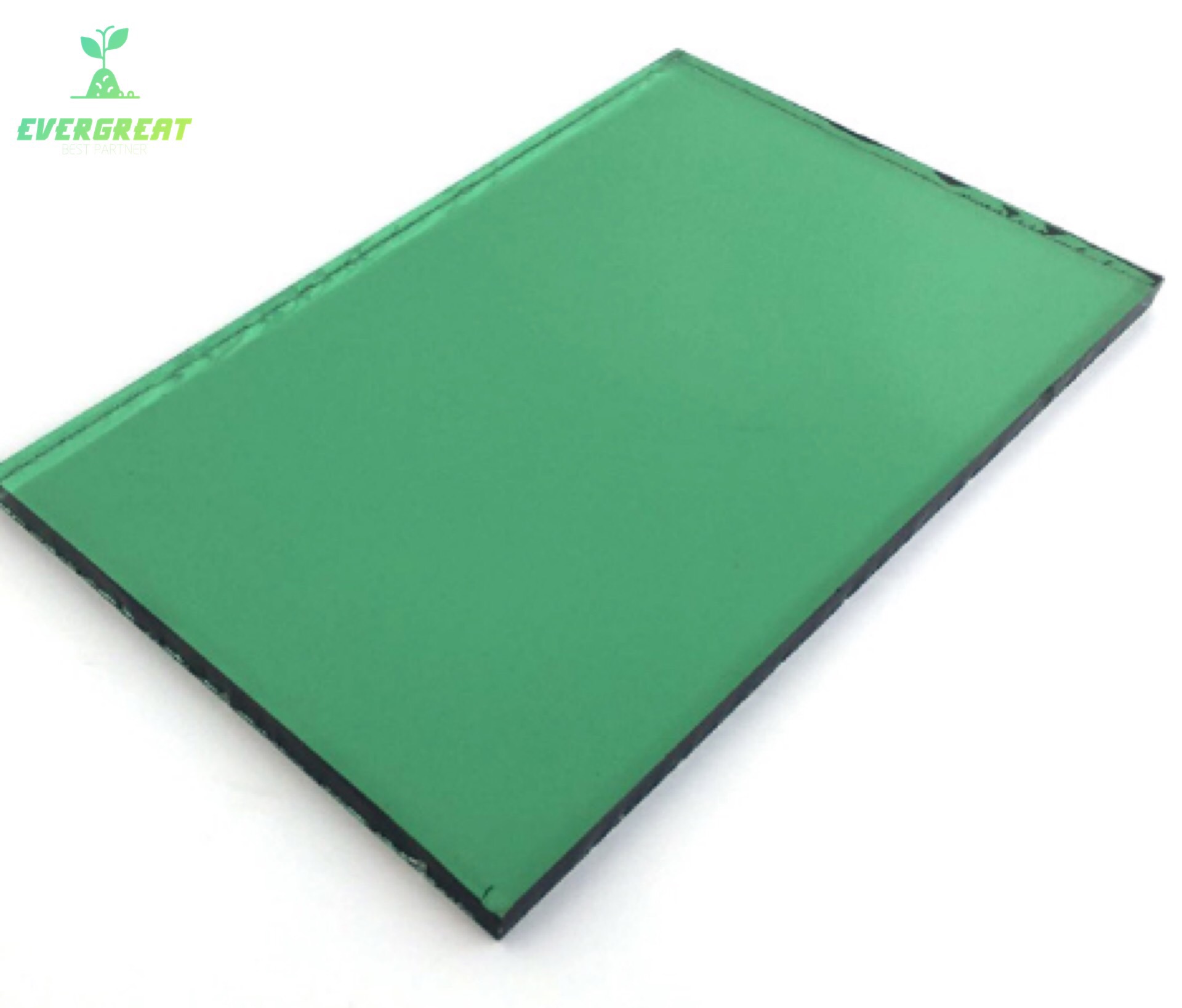 Dark Green Tinted Glass