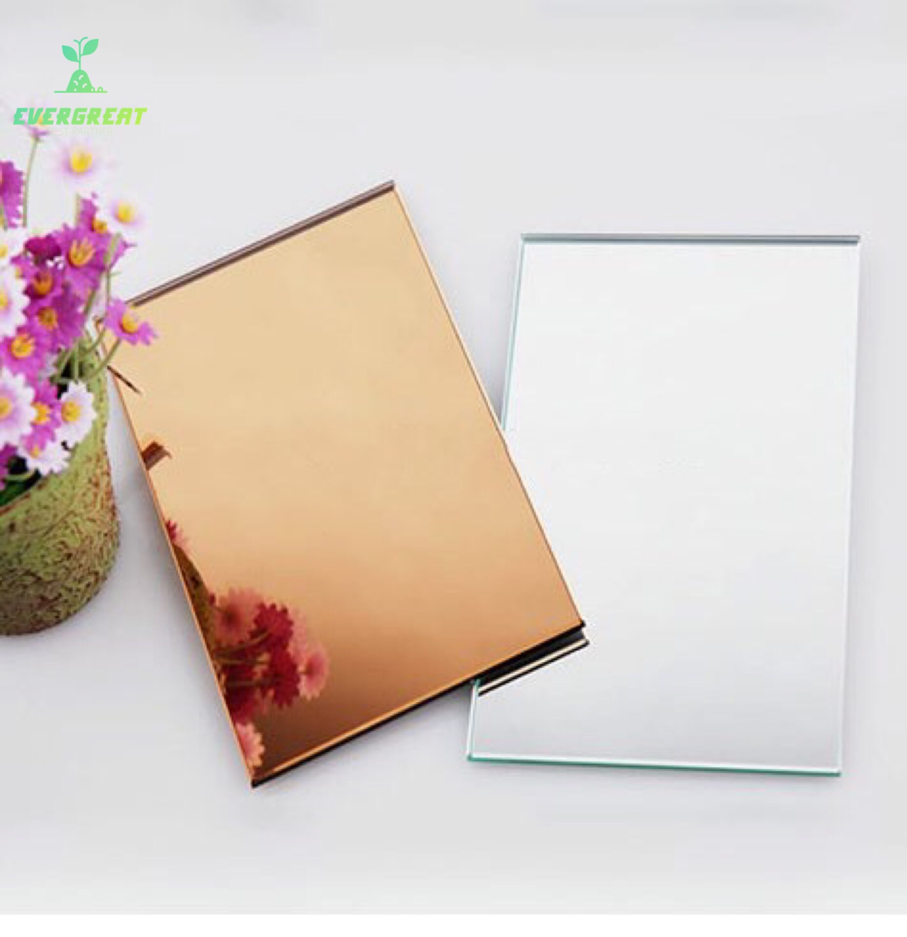 Bronze Aluminium Mirror