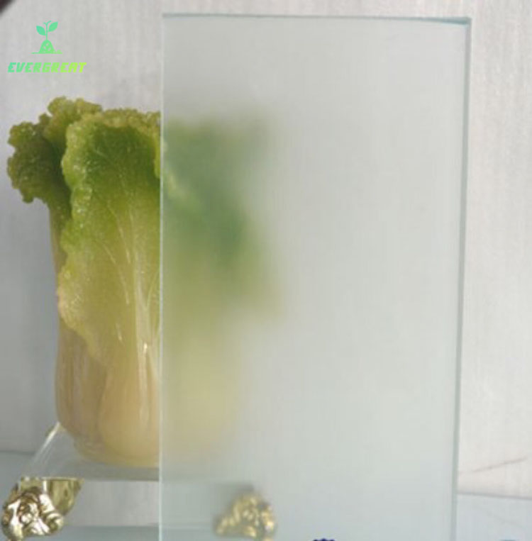 Clear Acid Etched Glass