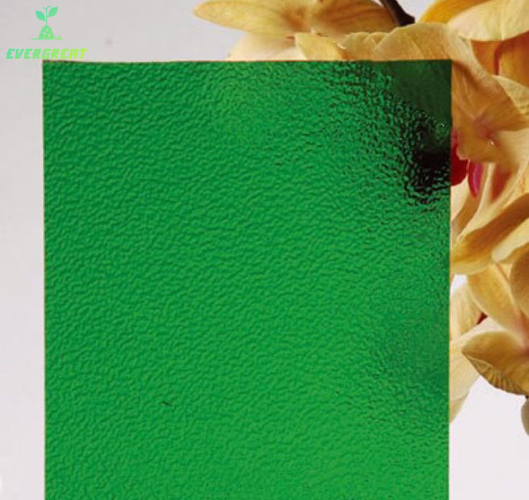 Green Nashiji Patterned Glass