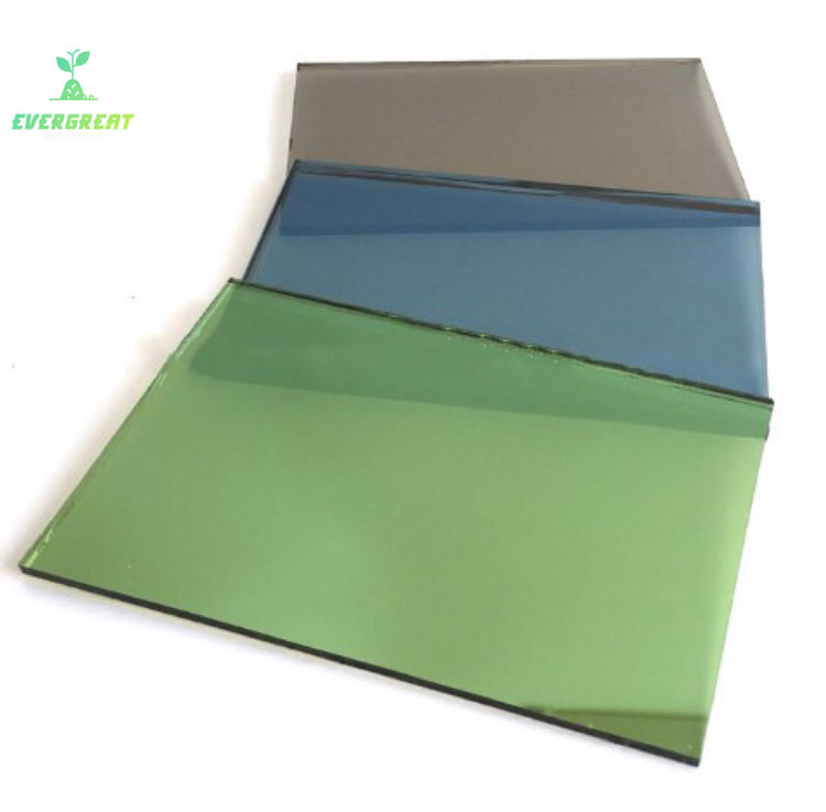 Tinted Reflective Glass